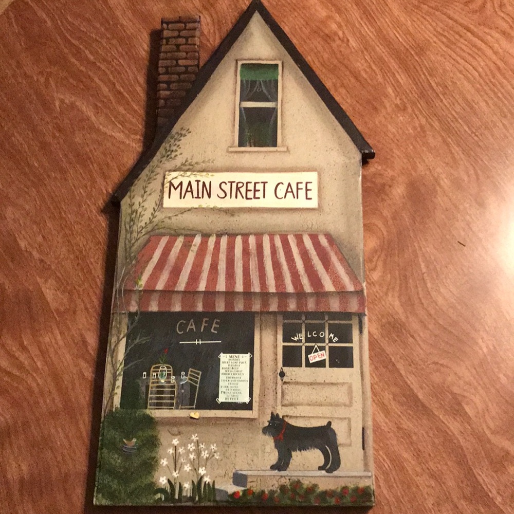 Cafe Wall Plaque